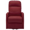 vidaXL Aufstehsessel Weinrot Kunstleder
