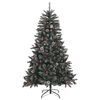 vidaXL Künstlicher Weihnachtsbaum mit Ständer Grün 120 cm PVC
