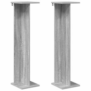 vidaXL Pflanzenst&auml;nder Graues Sonoma 25 x 25,5 x 100,5 cm
