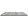 vidaXL Wandregale 4 Stk. Grau Sonoma 60x30x1,5 cm Holzwerkstoff