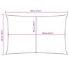 vidaXL Sonnensegel Oxford-Gewebe Rechteckig 5x7 m Gelb
