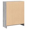 vidaXL B&uuml;cherregal Grau Sonoma 60x24x76 cm Holzwerkstoff