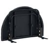 vidaXL Balkontisch 60x60x32 cm Schwarz Poly Rattan