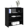 vidaXL Empfangstresen Schwarze Eiche 100 x 50 x 103,5 cm Holzwerkstoff