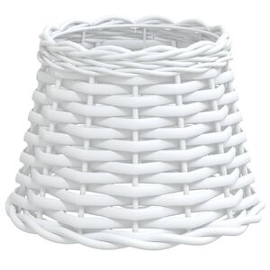 vidaXL Lampenschirm Wei&szlig; &Oslash;20x15 cm Korbweide