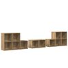 vidaXL TV-Schrank Set 8 stk. Artisan-Eiche Holzwerkstoff