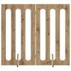 vidaXL Faltbarer Haustierzaun 2 pcs Artisan-Eiche 100,5 x 38 x 90 cm