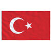 vidaXL Flagge der T&uuml;rkei 90 x 150 cm