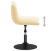 vidaXL Esszimmerstuhl Drehbar Creme Samt