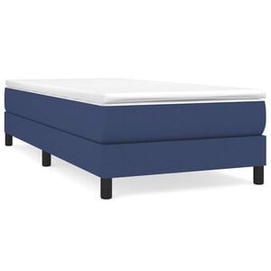vidaXL Boxspringbettgestell Blau 80x200 cm Stoff