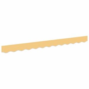vidaXL Markisensch&uuml;rzen-Ersatz Sand 329 x 20 cm Polyester