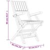 vidaXL 5-tlg. Garten-Essgruppe Massivholz Teak