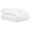 vidaXL Winterbettdecke 202 x 201 x 5 cm Winter Polyester Wei&szlig;