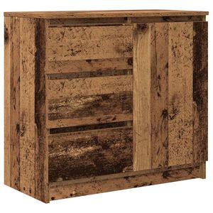 vidaXL Sideboard mit Schublade Altholz-Optik 71x35x65 cm Holzwerkstoff