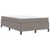 vidaXL Boxspringbett Taupe 120 x 190 cm Stoff