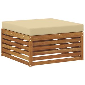 vidaXL Outdoor-Fu&szlig;hocker Massivholz Akazie Natur