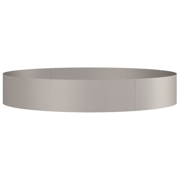 vidaXL Pflanzenring 5 pcs Braun 120 x 120 x 20 cm Wetterfeststahl