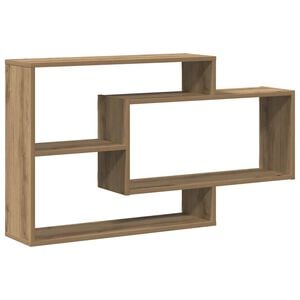 vidaXL Wandregal Artisan-Eiche 104x20x58,5 cm Holzwerkstoff