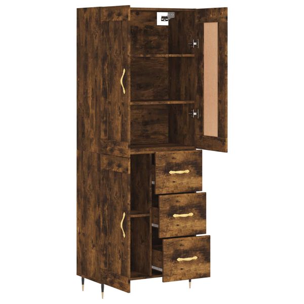 vidaXL Highboard R&auml;uchereiche 69,5x34x180 cm Holzwerkstoff