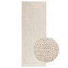 vidaXL Teppich ZIZUR Creme 80x200 cm Jute-Optik Indoor und Outdoor