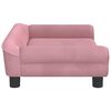 vidaXL Kindersofa Rosa 70x45x26 cm Samt