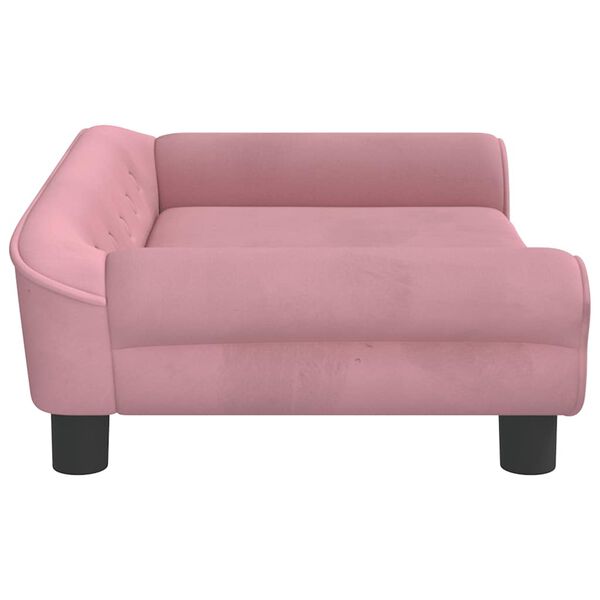 vidaXL Kindersofa Rosa 70x45x26 cm Samt
