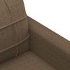 vidaXL 2-Sitzer-Sofa Braun 120 cm Stoff