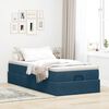 vidaXL Ottoman-Bett mit Matratze Dunkelblau 80x200 cm Samt