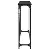 vidaXL Konsolentisch Schwarz Eichen-Optik 102 x 23 x 75 cm
