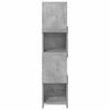 vidaXL Eckschrank Beton Grau 25,5x25x102cm Holzwerkstoff