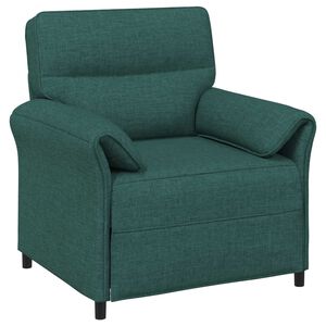 vidaXL 1-Sitzer Sofa Dunkelgr&uuml;n 88 x 83 x 95 cm Stoff