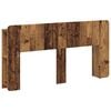 vidaXL Kopfteil Schrank mit Speicher Altholz Holzwerkstoff