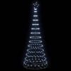 vidaXL LED-Weihnachtsbaum mit 295 LEDs Kaltwei&szlig; 250 cm Metall