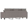 vidaXL 3-Sitzer-Sofa Taupe 180 cm Stoff