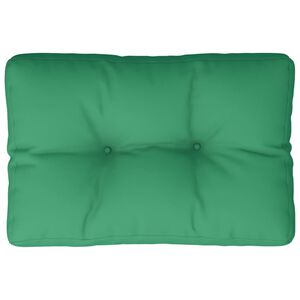 vidaXL Palettenkissen Gr&uuml;n 50x40x12 cm Stoff