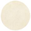 vidaXL Teppich Shaggy Hochflor NAVARRA Creme 160x160 cm Polyester