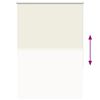 vidaXL Verdunkelungsrollo Cremewei&szlig; 105x175cm Stoffbreite 100,7cm