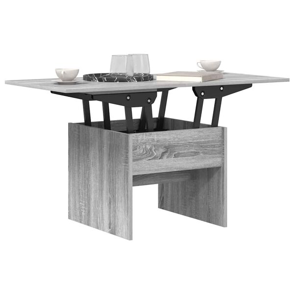 vidaXL Couchtisch Graues Sonoma 55 x 54,5 x 45 cm Holzwerkstoff