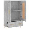 vidaXL Highboard Betongrau 69,5x31x115 cm Holzwerkstoff