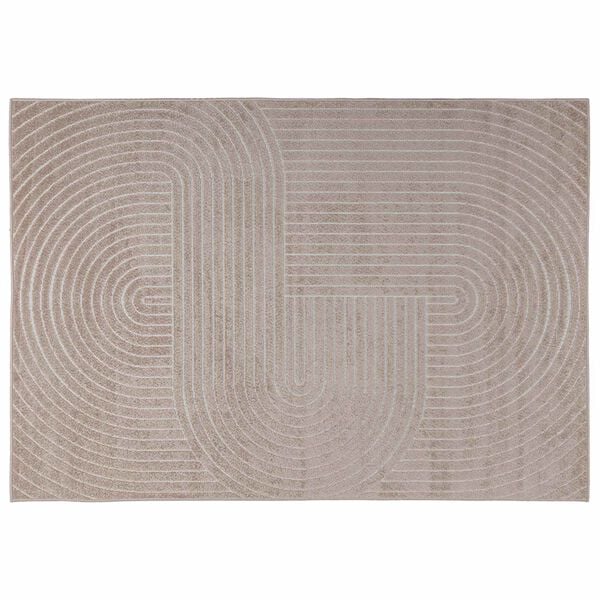 vidaXL Bereichsteppiche HUARTE Beige 200 x 140 cm Polyester