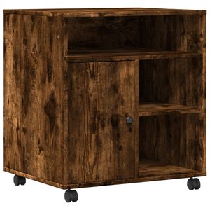 vidaXL Druckerst&auml;nder mit Rollen R&auml;uchereiche 60x50x67 cm