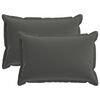 vidaXL Kissenbezug 2 stk. HOUTEN Anthrazit 30 x 50 cm Polyester