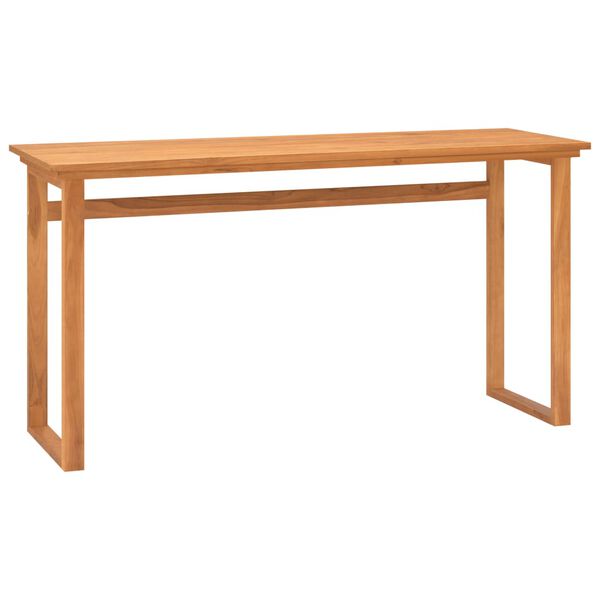 vidaXL Schreibtisch 120x45x75 cm Massivholz Teak
