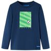 vidaXL Kinder-Langarmshirt Marineblau 116