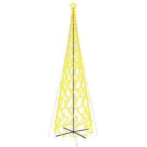 vidaXL LED-Weihnachtsbaum Kegelform Warmweiß 3000 LEDs 230x800 cm