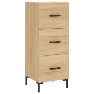 vidaXL Sideboard Sonoma-Eiche 34,5x34x90 cm Holzwerkstoff