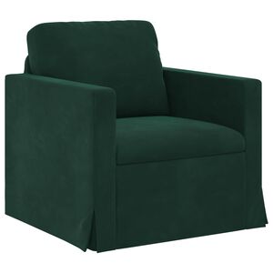 vidaXL Sofa Dunkelgr&uuml;n 78 x 78 x 80 cm Samt