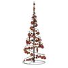 vidaXL LED Weihnachtsbaum mit Kugeln 80 LEDs Warmwei&szlig; 120 cm