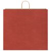 vidaXL Papiertragetaschen 50 Stk. mit Henkeln Rot 54x15x49 cm