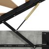 vidaXL Ottoman Bettgestell Betongrau 90 x 200 cm Holzwerkstoff
